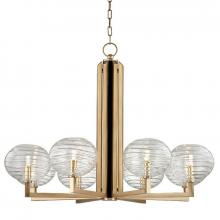  2418-AGB - 8 LIGHT CHANDELIER