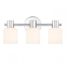  V6-L8-9022-3-11 - Strand 3-Light Bathroom Vanity Light in Chrome