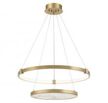  V6-L7-7120-50-322 - Mayer LED Chandelier in Warm Brass