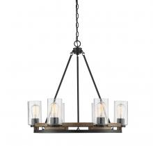  V6-L1-7600-6-185 - Lynwood 6-Light Chandelier in Lodge