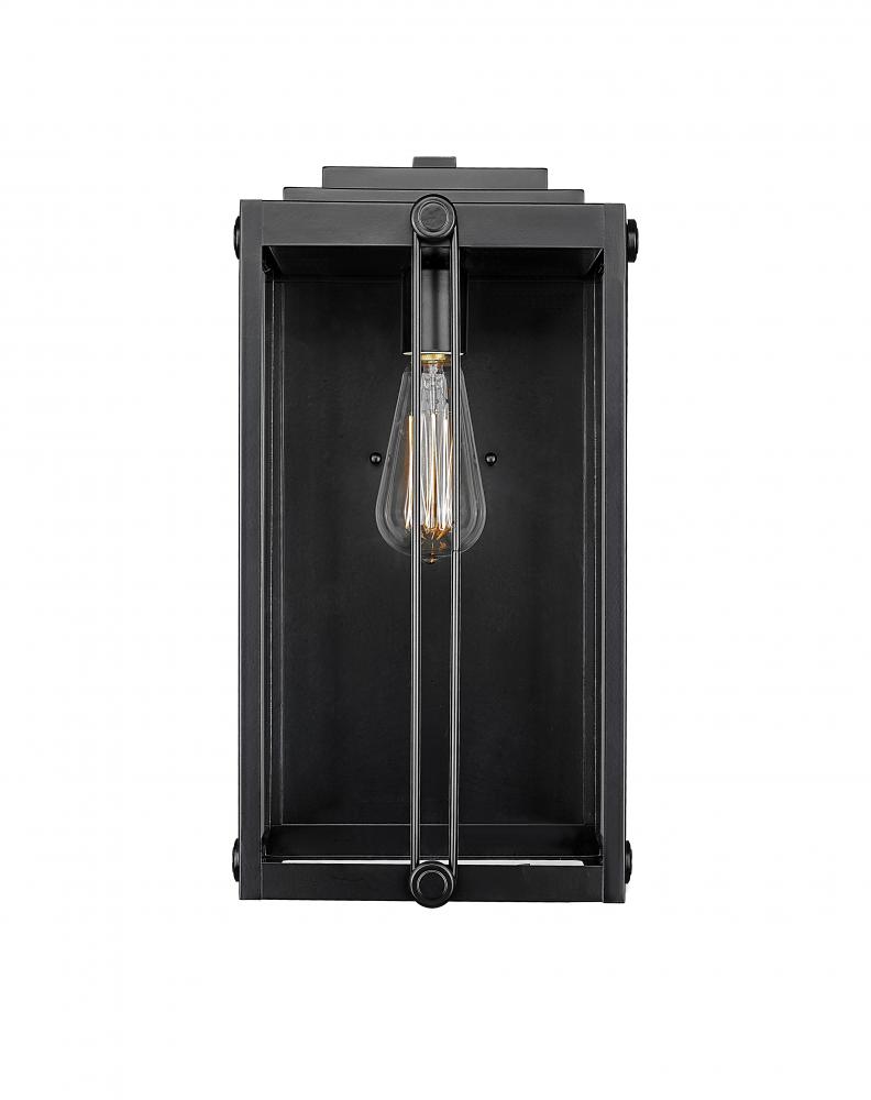 Oakland 1-Light Outdoor Wall Sconce Powder Coated Black