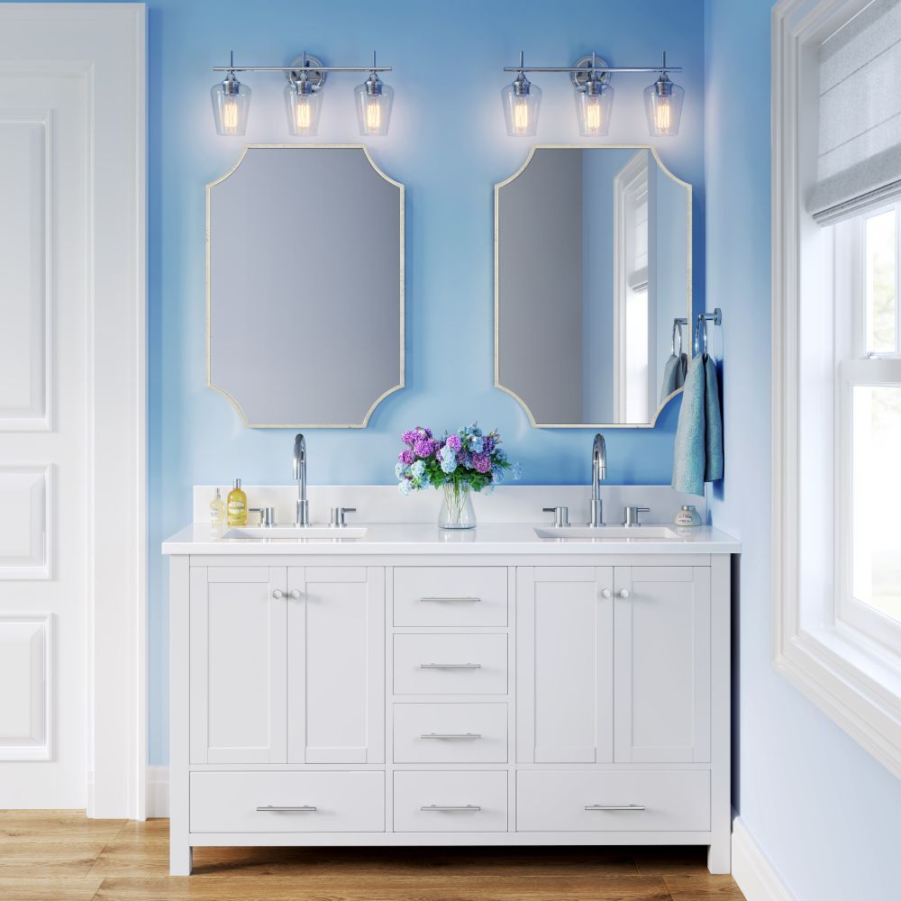 Ashford 3-Light Vanity Chrome