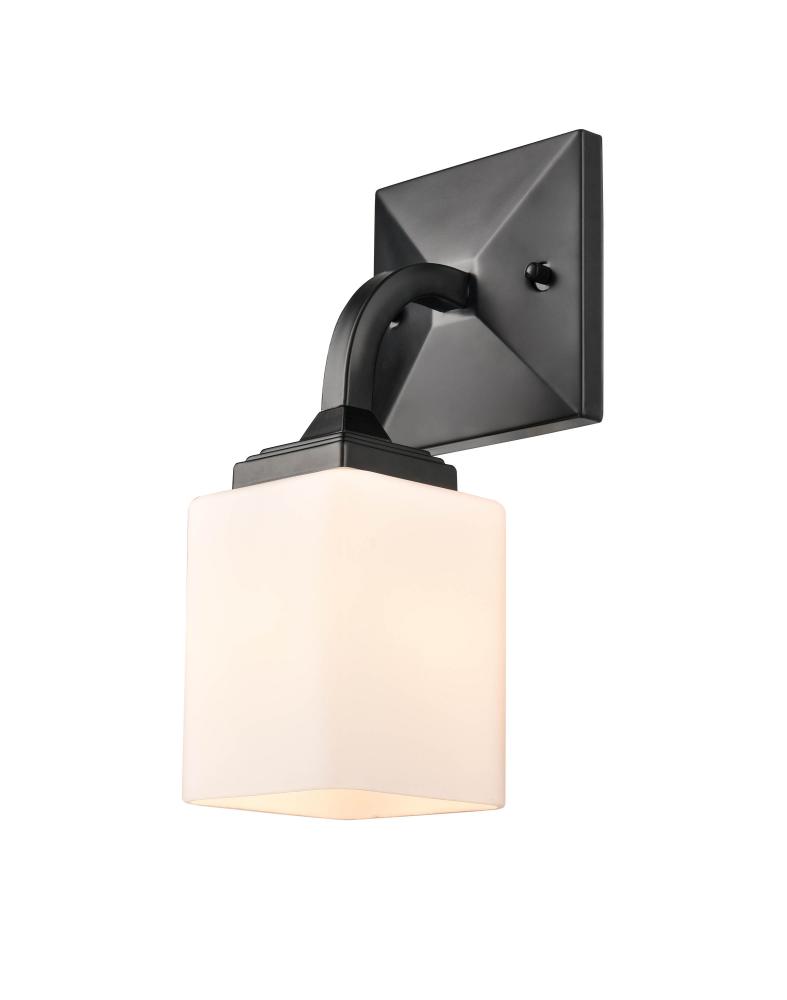 Eddison 1-Light Wall Sconce Matte Black