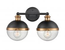 Millennium 4252-MB/AB - Ellmira 2-Light Vanity Matte Black/ Aged Brass