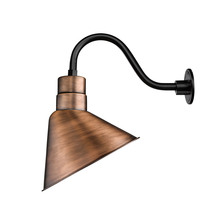  RAS12-NC - R Series 1-Light Angle Shade Natural Copper