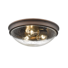  5229-RBZ - 3-Light Flushmount Ceiling Light Rubbed Bronze