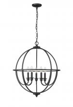  12305-MB - Artemis 5-Light Chandelier Ceiling Light Matte Black