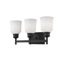  173-MB - Burbank 3-Light Vanity Matte Black