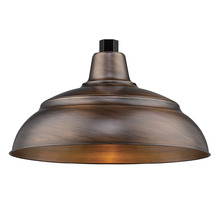  RWHS14-NC - R Series 1-Light Warehouse Shade Natural Copper