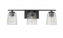  22103-MB - Saben 3-Light Vanity Matte Black