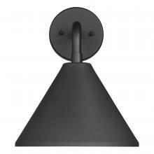  86101-TBK - Axston 1-Light Outdoor Wall Sconce Textured Black