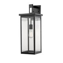  2602-PBK - Barkeley 1-Light Outdoor Wall Sconce Powder Coated Black