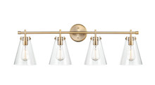  8124-MG - Aliza 4-Light Vanity Modern Gold