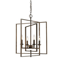  3231-RBZ - 4-Light Pendant light Rubbed Bronze