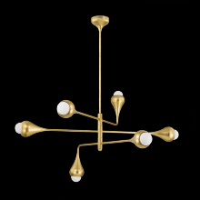 Mitzi by Hudson Valley Lighting H850806-VGL - LUCIEL Chandelier