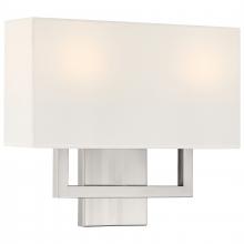  64062LEDDLP-BS/WH - 2 Light LED Wall Sconce