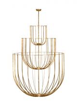  SLCH32927PAB - Sanchi Grande Three Tier Chandelier