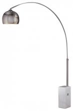  P054-084 - George's Reading Roomâ„¢ - 1 Light Arc Floor Lamp Marble Base