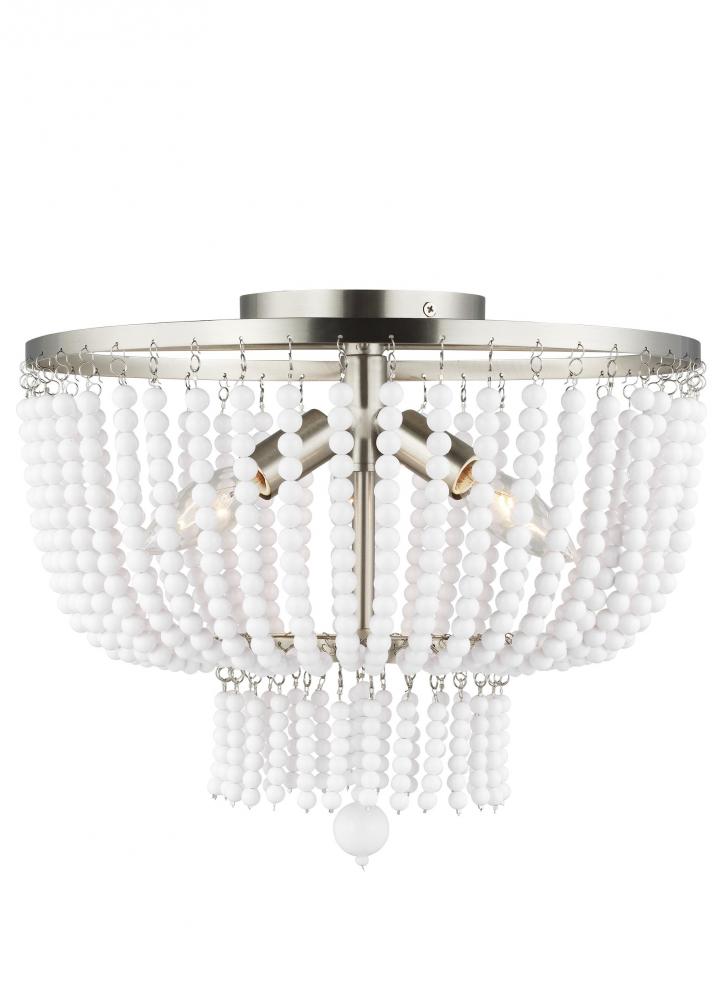 Jackie Three Light Semi-Flush Mount