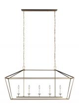  6692605-848 - Dianna Five Light Medium Linear Chandelier