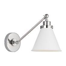  CW1121MWTPN - Wellfleet Single Arm Cone Task Sconce