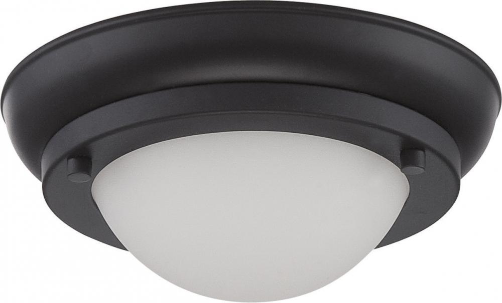 Poke - Mini LED Flush Fixture with Satin White Glass