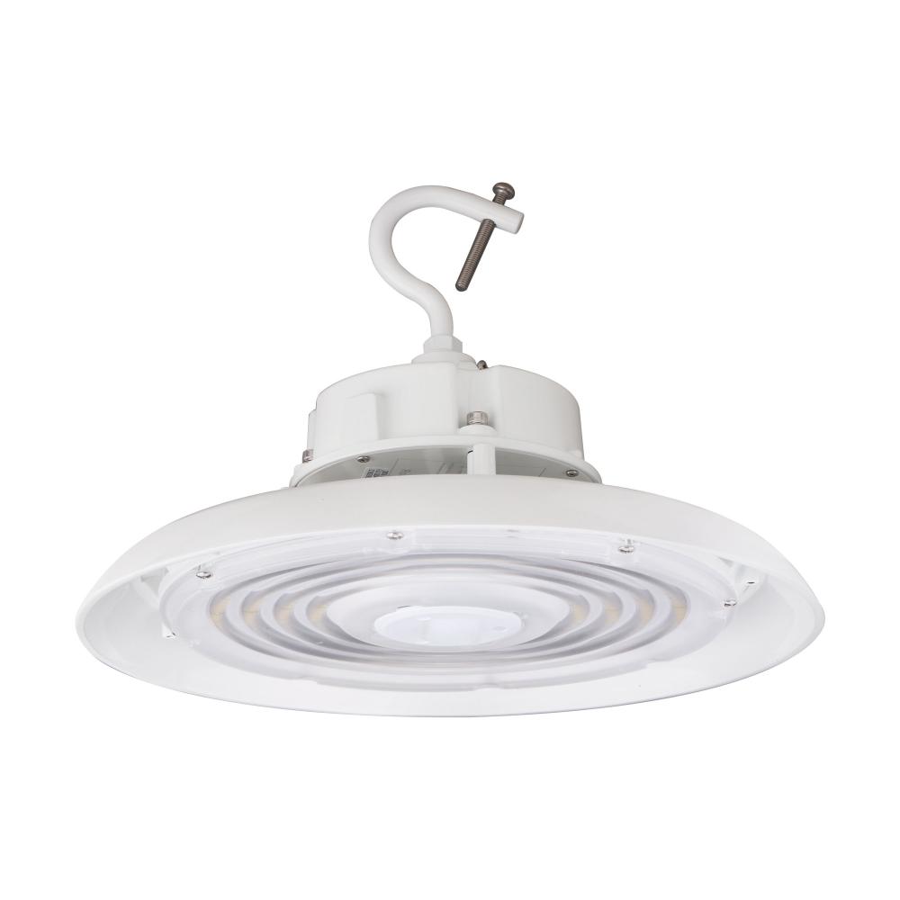 240W UFO LED High Bay; 33360 Lumens; 4000K; 120-277 Volt; 0-10V Dimmable; White Finish