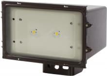  65/072 - LED Square Flood Light; Trunnion Mount; 43 Watt; Bronze Finish; 120-277V