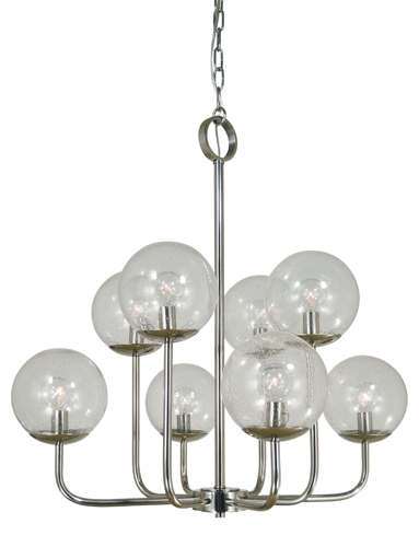 10-Light Satin Pewter Jupiter Chandelier