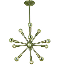  4393 MB - 12-Light Mahogany Bronze Simone Chandelier