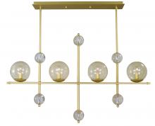  4944 SB - 4-Light Solaris Island Chandelier