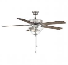  M2019BNRV - 52" 2-Light Ceiling Fan in Brushed Nickel