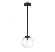  M70067MBK - 1-Light Mini Pendant in Matte Black