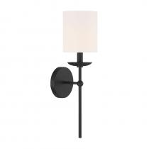  M90079MBK - 1-Light Wall Sconce in Matte Black