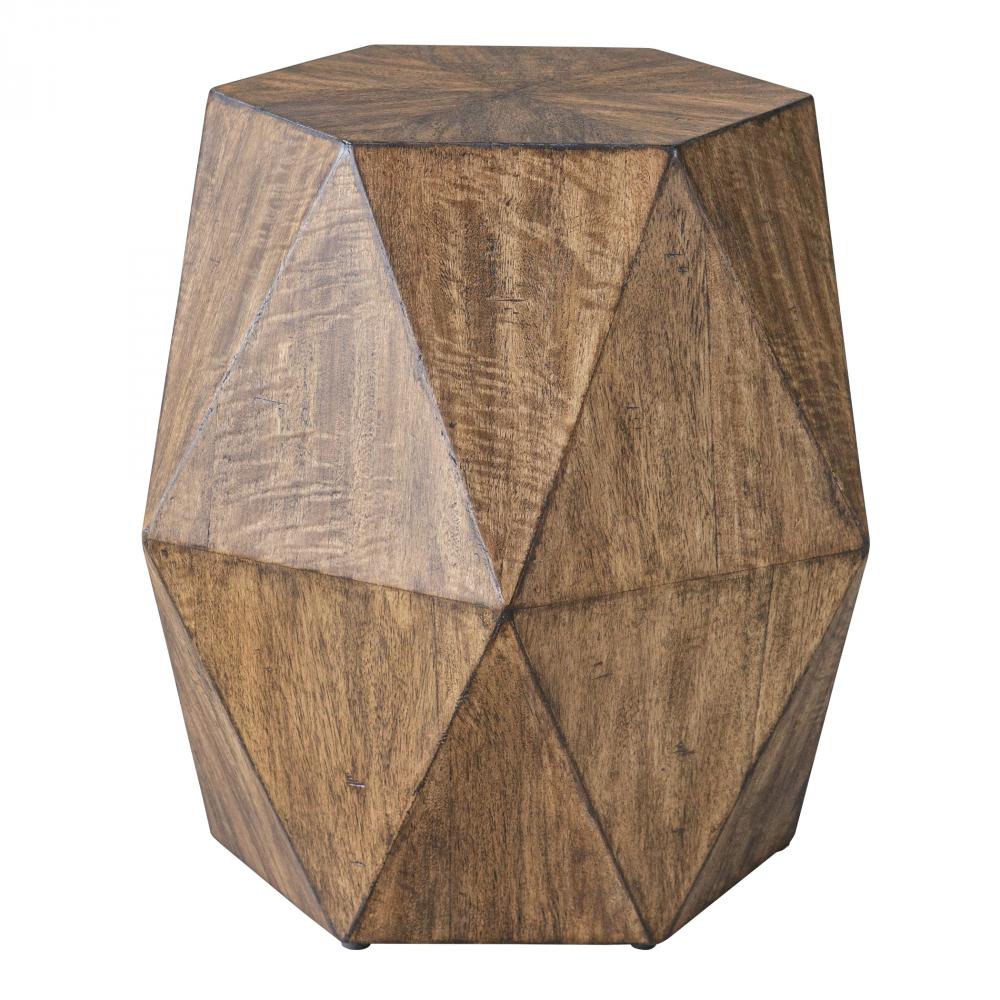 Volker Honey Geometric Accent Table