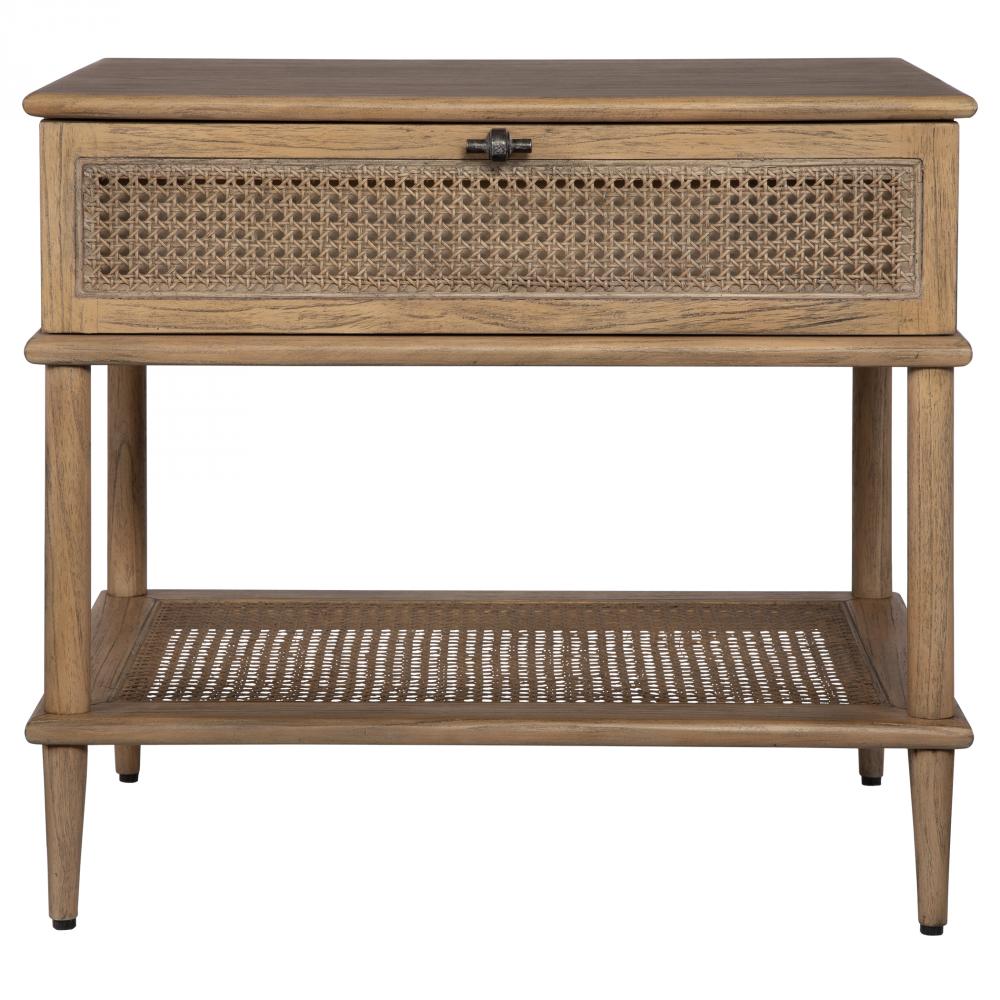 Coast Tattan Cane Side Table