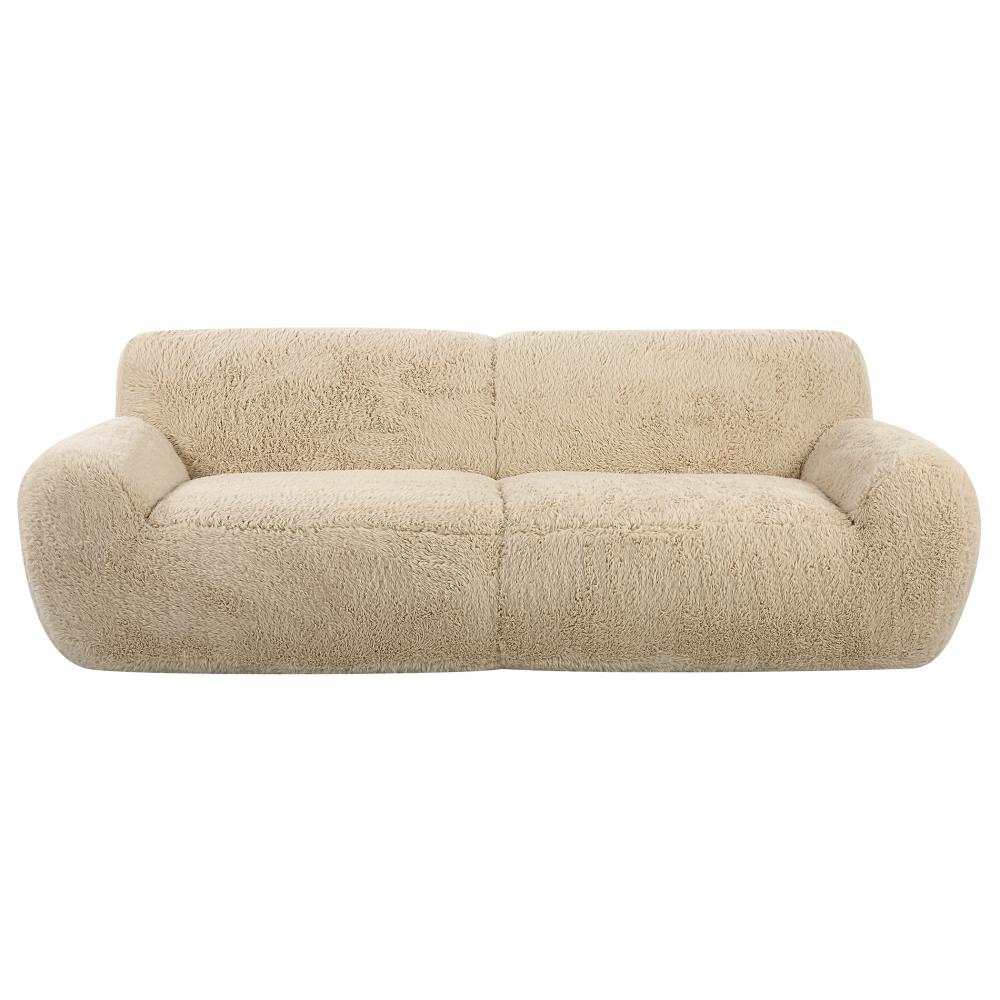 Uttermost Abide Rounded Sheepskin Sofa