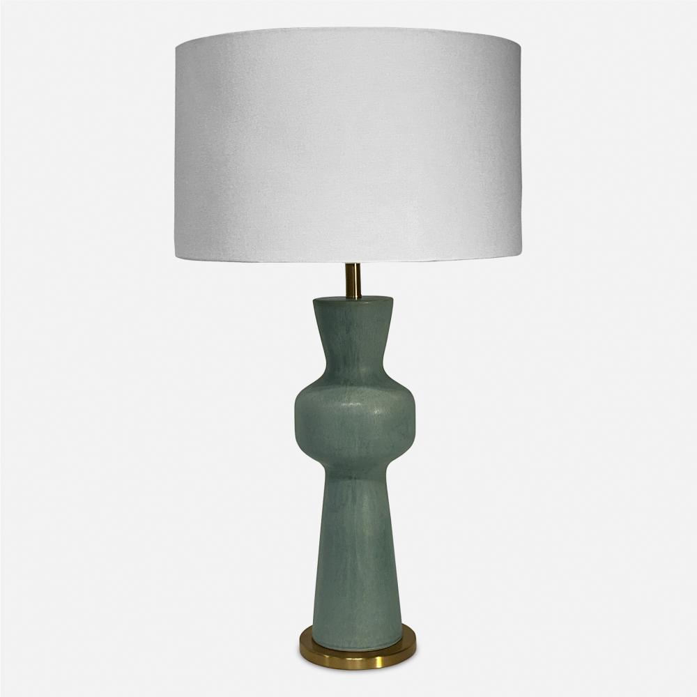 Uttermost Pollard Slate Green Table Lamp