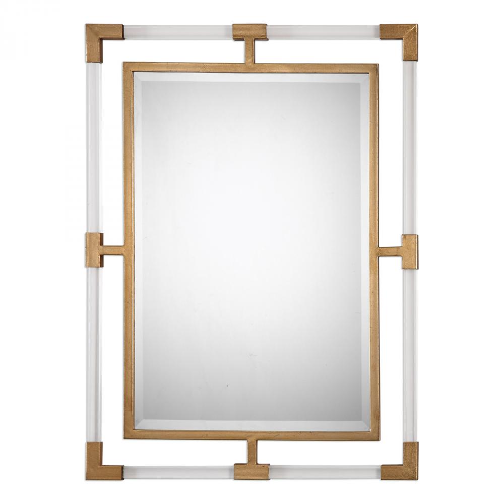 Uttermost Balkan Modern Gold Wall Mirror