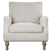  23291 - Armstead Antique White Armchair