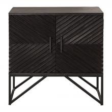  24840 - Zadie Ebony Accent Cabinet