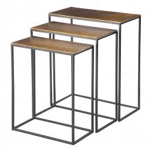  25050 - Coreene Gold Nesting Tables Set/3