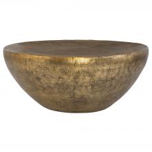  22990 - Gilded Dome Gold Coffee Table