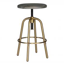  22976 - Revolve Brass Counter Stool