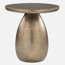  50028 - Uttermost Antigua Antique Brass Side Table