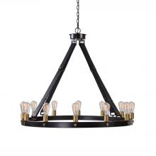  21280 - Uttermost Marlow 12 Light Circle Chandelier