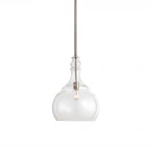  22138 - Uttermost Ilona 1 Light Seeded Glass Teardrop Pendant