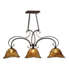  21009 - Vetraio 3 Lt Bronze Kitchen Island Light