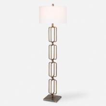  30148 - Link Brushed Gold Floor Lamp