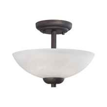 ELK Home 190067763 - Thomas - Tia 11.75'' Wide 2-Light Semi Flush Mount - Painted Bronze